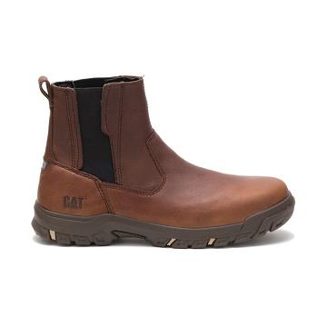 Botas De Trabajo Caterpillar Abbey Steel Puntera Mujer Cafe | CAT478-CO