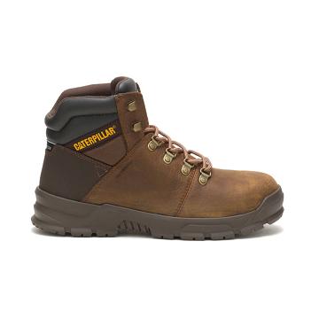 Botas De Trabajo Caterpillar Charge Waterproof Alloy Puntera Hombre Marrones | CAT277-CO