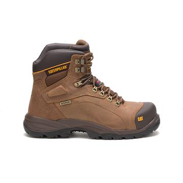 Botas De Trabajo Caterpillar Diagnostic Hi Waterproof Thinsulate™ Steel Puntera Hombre Marrones | CA