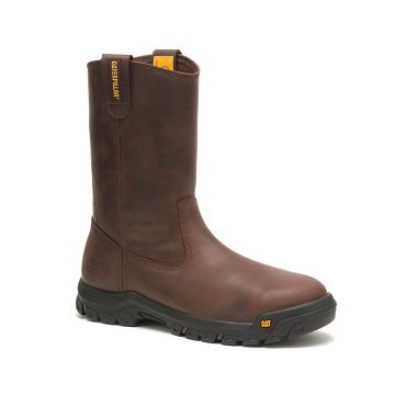 Botas De Trabajo Caterpillar Drawbar Steel Puntera Hombre Marrones | CAT106-CO