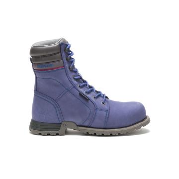 Botas De Trabajo Caterpillar Echo Waterproof Steel Puntera Mujer Moradas | CAT491-CO