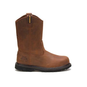 Botas De Trabajo Caterpillar Edgework Steel Puntera Hombre Marrones | CAT094-CO