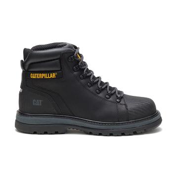 Botas De Trabajo Caterpillar Foxfield Steel Puntera Hombre Negras | CAT228-CO