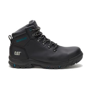 Botas De Trabajo Caterpillar Mae Steel Puntera Waterproof Mujer Negras | CAT496-CO