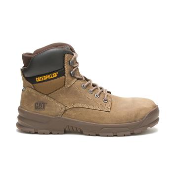 Botas De Trabajo Caterpillar Mobilize Alloy Puntera Hombre Marrones | CAT256-CO