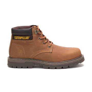 Botas De Trabajo Caterpillar Outbase Waterproof Steel Puntera Hombre Marrones | CAT235-CO