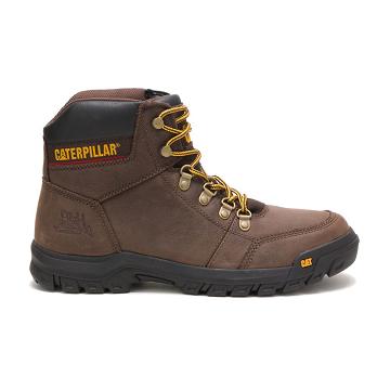 Botas De Trabajo Caterpillar Outline Hombre Cafe | CAT211-CO