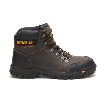 Botas De Trabajo Caterpillar Outline Steel Puntera Hombre Gris | CAT217-CO