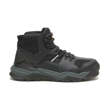 Botas De Trabajo Caterpillar Provoke Mid Waterproof Alloy Puntera Hombre Gris | CAT270-CO