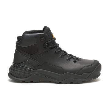 Botas De Trabajo Caterpillar Provoke Mid Waterproof Hombre Negras | CAT271-CO