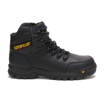 Botas De Trabajo Caterpillar Resorption Waterproof Composite Puntera Hombre Negras | CAT234-CO