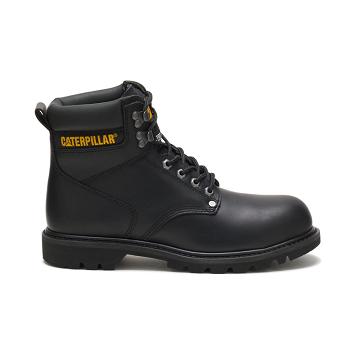 Botas De Trabajo Caterpillar Second Shift Steel Puntera Hombre Negras | CAT244-CO