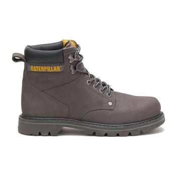 Botas De Trabajo Caterpillar Second Shift Hombre Gris | CAT248-CO