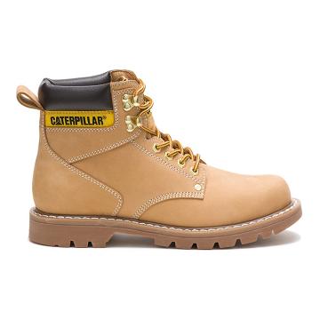 Botas De Trabajo Caterpillar Second Shift Hombre Cafe | CAT251-CO