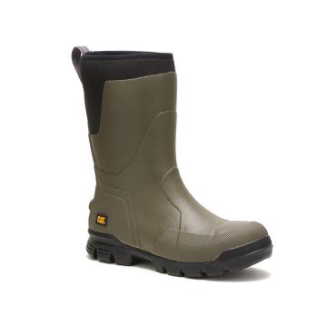 Botas De Trabajo Caterpillar Stormers 11" Steel Puntera Mujer Verde Oliva | CAT437-CO