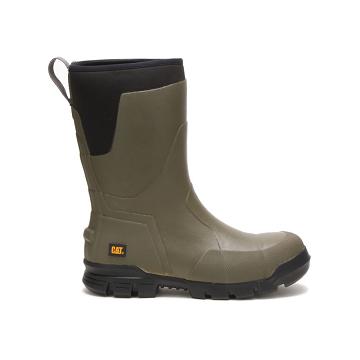 Botas De Trabajo Caterpillar Stormers 11" Steel Puntera Mujer Verde Oliva | CAT479-CO