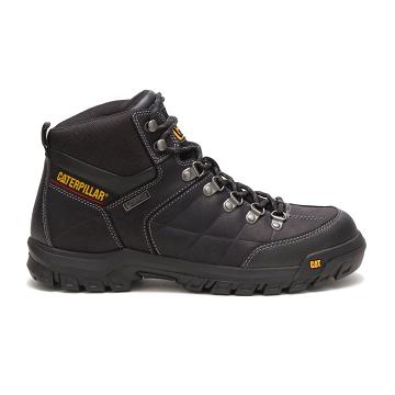 Botas De Trabajo Caterpillar Threshold Waterproof Hombre Negras | CAT224-CO