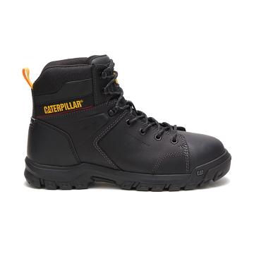 Botas De Trabajo Caterpillar Wellspring Waterproof Metatarsal Guard Steel Puntera Hombre Negras | CA