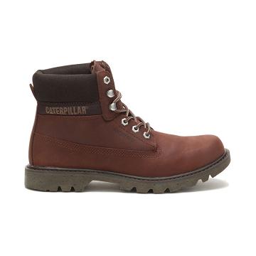 Botas De Trabajo Caterpillar eColorado Waterproof Hombre Burdeos | CAT263-CO