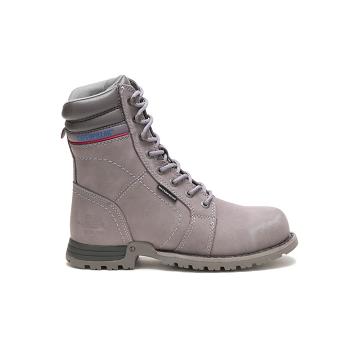 Botas Impermeables Caterpillar Echo Waterproof Steel Puntera Mujer Gris | CAT457-CO