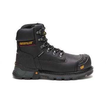 Botas Impermeables Caterpillar Excavator XL 6" Waterproof Composite Puntera Hombre Negras | CAT135-C