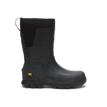 Botas Impermeables Caterpillar Stormers 11" Hombre Negras | CAT175-CO