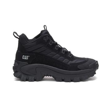 Zapatillas Caterpillar Intruder Mid Hombre Negras | CAT351-CO