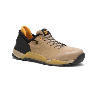 Zapatillas Para Caminar Caterpillar Sprint Gamuza Alloy Puntera Hombre Marrones | CAT372-CO