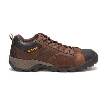 Zapatos De Trabajo Caterpillar Argon Composite Puntera Hombre Cafe | CAT394-CO