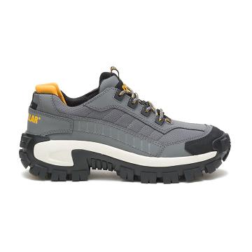 Zapatos De Trabajo Caterpillar Invader Steel Puntera Hombre Gris | CAT404-CO