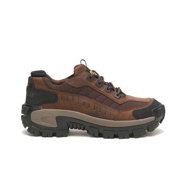 Zapatos De Trabajo Caterpillar Invader Steel Puntera Hombre Cafe | CAT405-CO