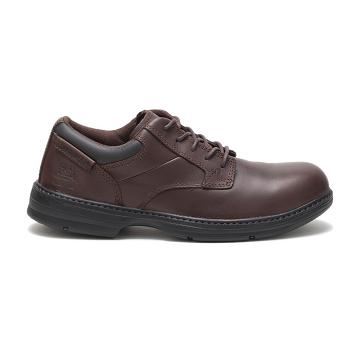 Zapatos De Trabajo Caterpillar Oversee Steel Puntera Hombre Cafe | CAT386-CO