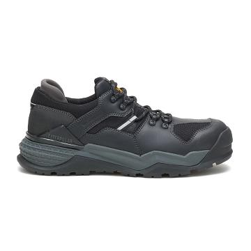 Zapatos De Trabajo Caterpillar Provoke Lo Waterproof Alloy Puntera Hombre Negras | CAT407-CO