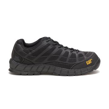 Zapatos De Trabajo Caterpillar Streamline Composite Puntera Hombre Negras | CAT397-CO